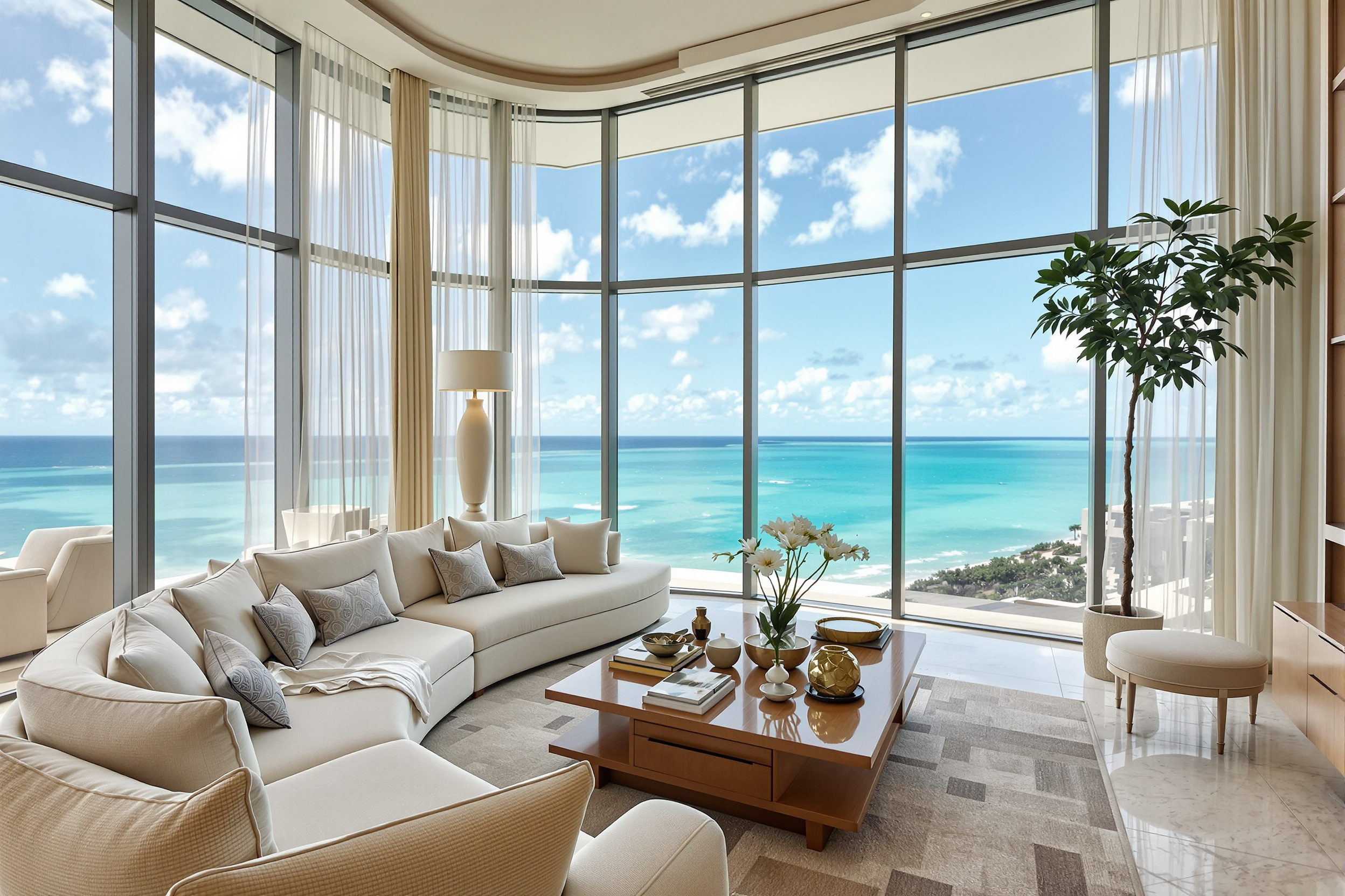 Cinematic condo tour video format
