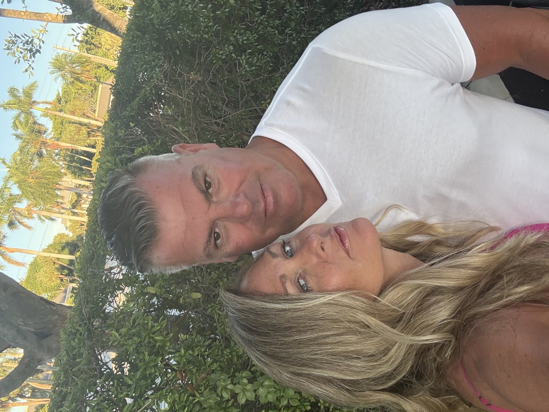 The two of us at golden hour